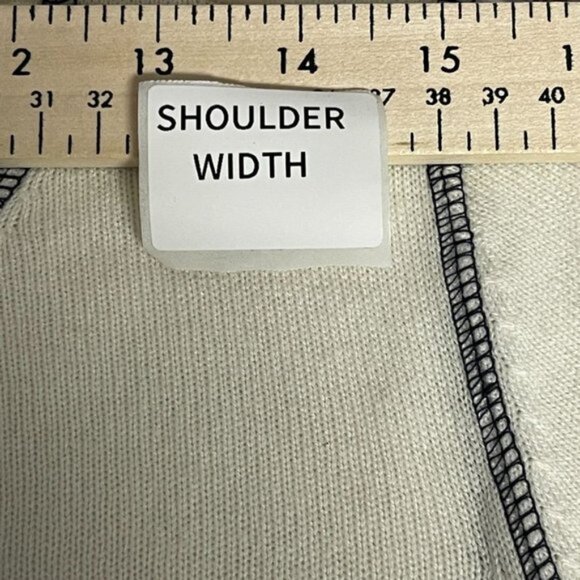 MICHAEL STARS Crewneck Sweater Cashmere Blend Long Sleeve Size 1 - Picture 7 of 13